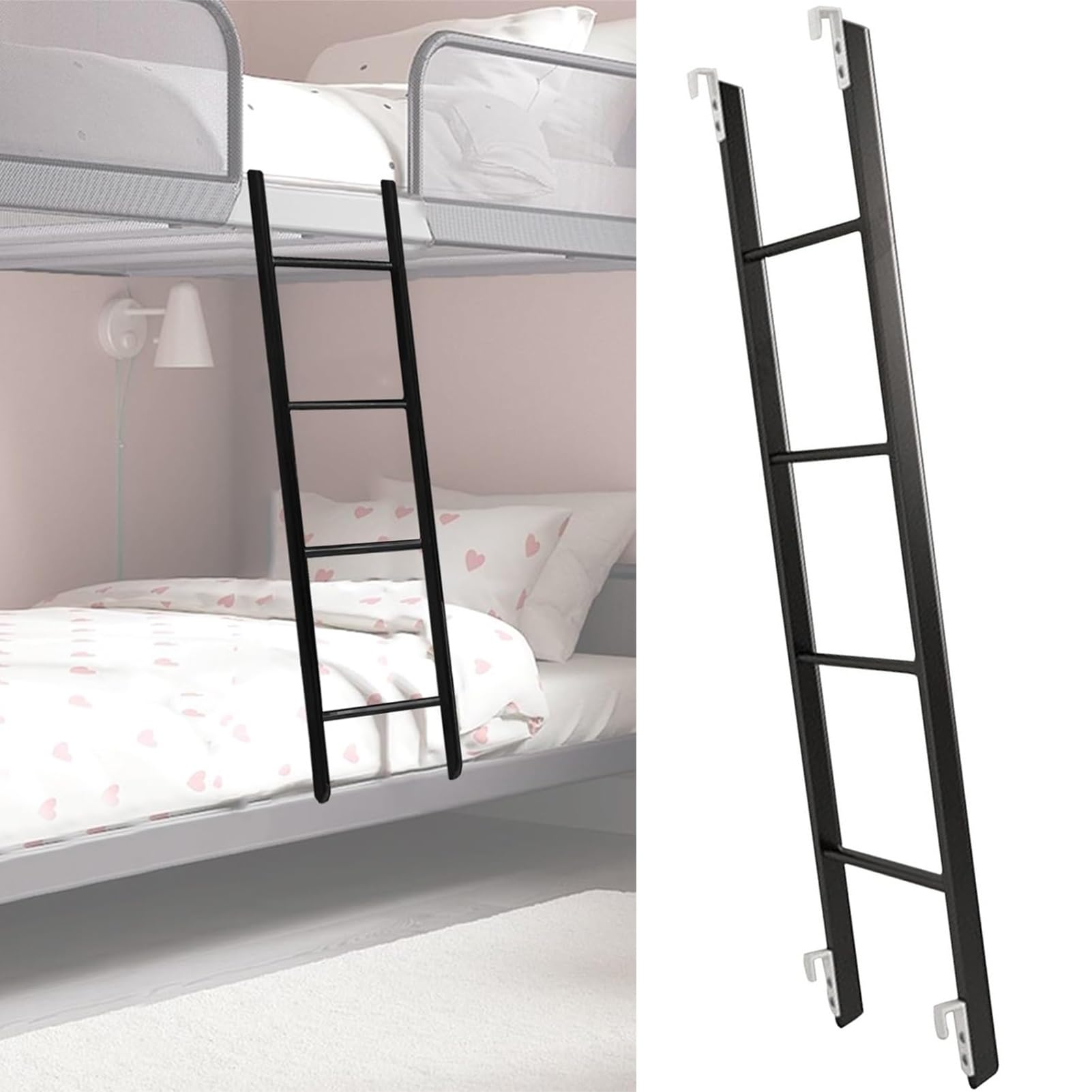 Escalera de repuesto para litera de metal: soluciona el acceso a tu cama doble