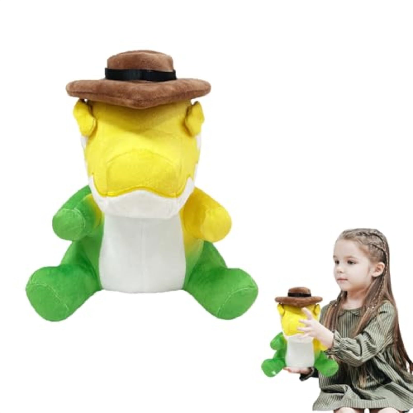 YIttings Maid Jax Plush Cute Stuffed Figure Plushie Toy Suit Pomni Plush Doll for Fans (Crocodile) — image 1