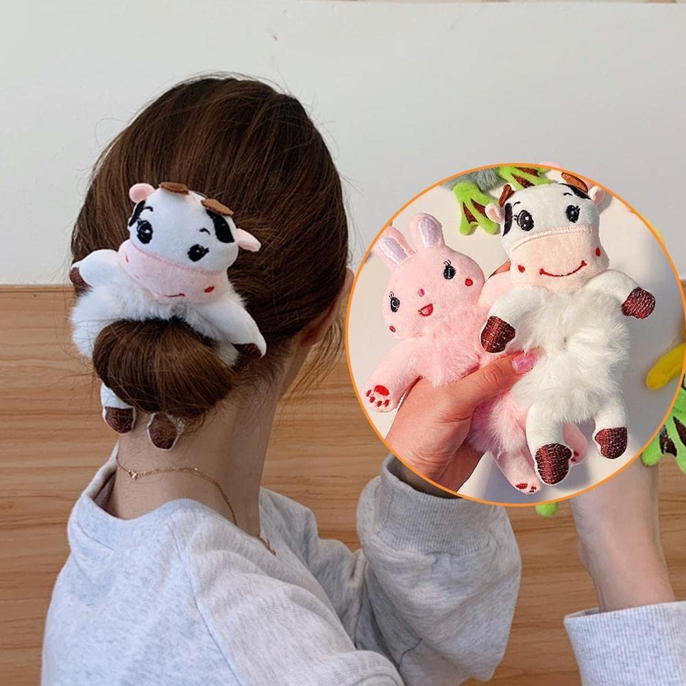 Fascia Per Capelli Con Orecchie Da Coniglio - Elastico Morbido Con Animaletti (Rana/Panda/Coniglio) - Accessorio Moda Bambine/Donne