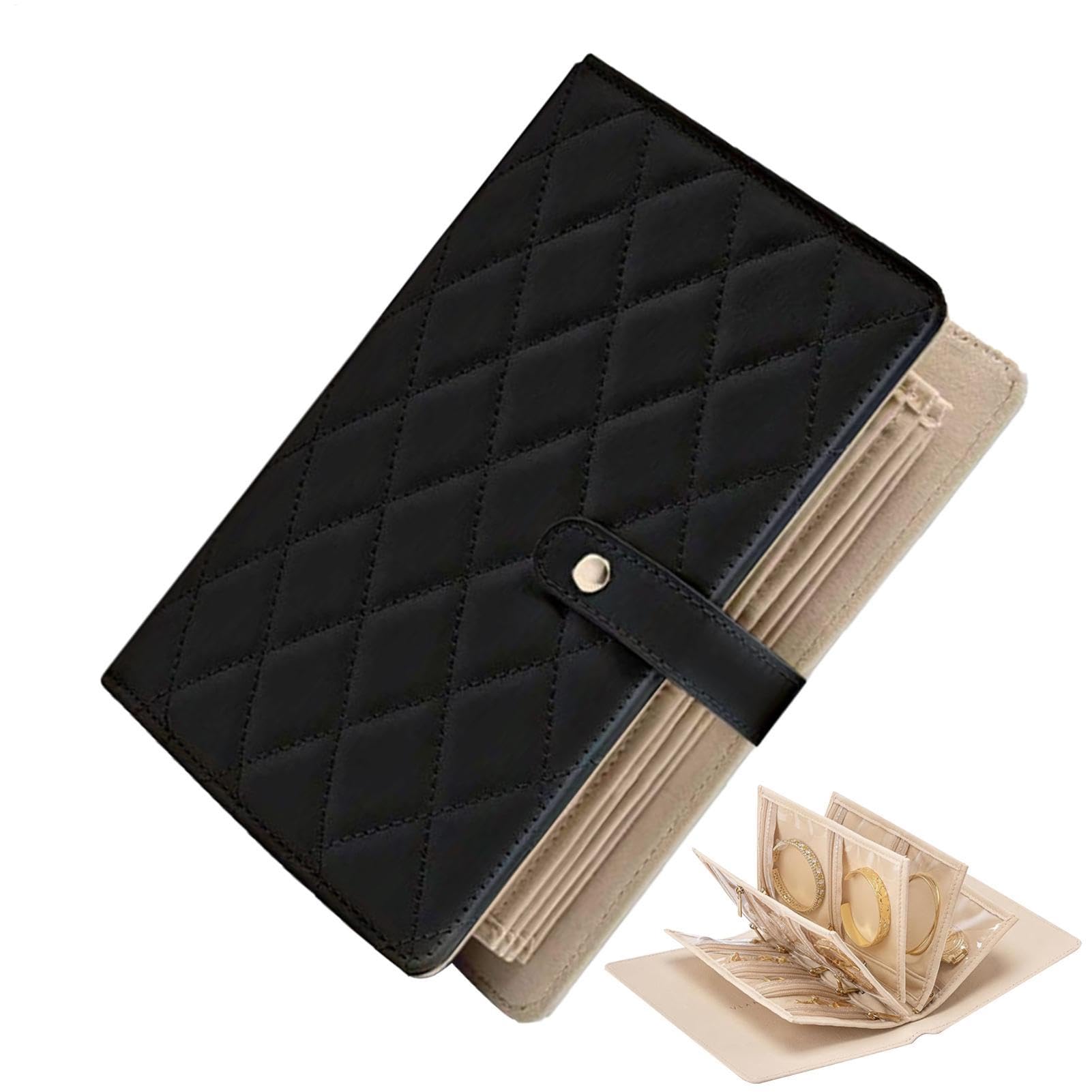 Livre de rangement de bijoux compact pour éviter de perdre vos paires de boucles d'oreilles