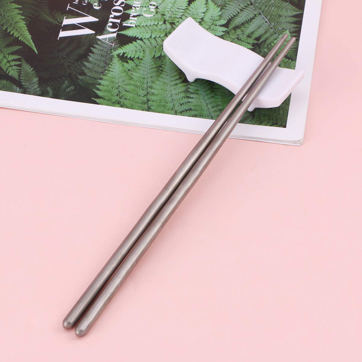 Support de baguettes, 5 pièces, présentoir de baguettes en mélamine, support de cuillère en porcelaine imitation, support de baguettes, oreiller de repose-cuillère pour la maison, le restaurant, la s