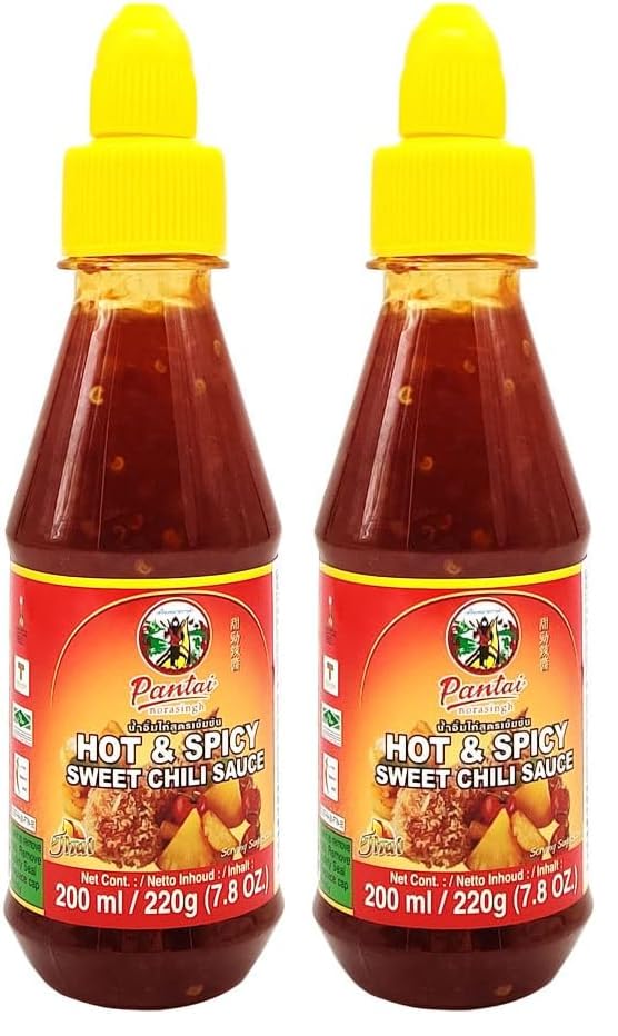 Image of Pantai Norasingh Hot & Spicy Sweet Chili Sauce, 200 ml (Pack of 2)