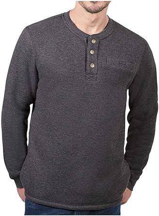 Mens sherpa lined henley Clearance