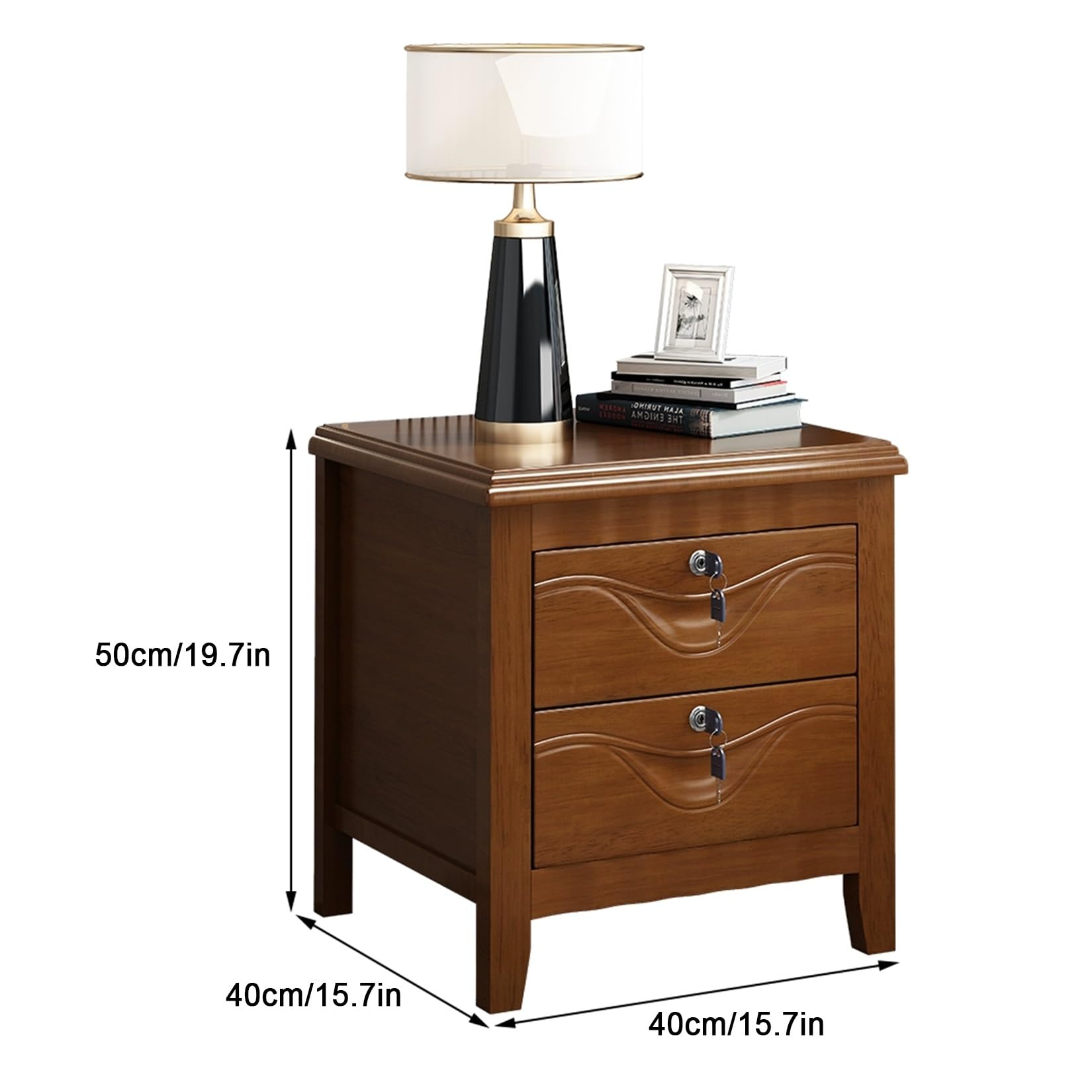 Amazon.co.jp: ミッドセンチュリーモダンなナイトスタンド、寝室用の
