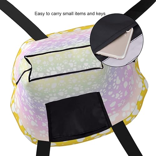 Miniatura 4 de Foruidec Bolsa de lona grande para mujer casual bolsa de hombro reutilizable multiusos para compras al aire libre