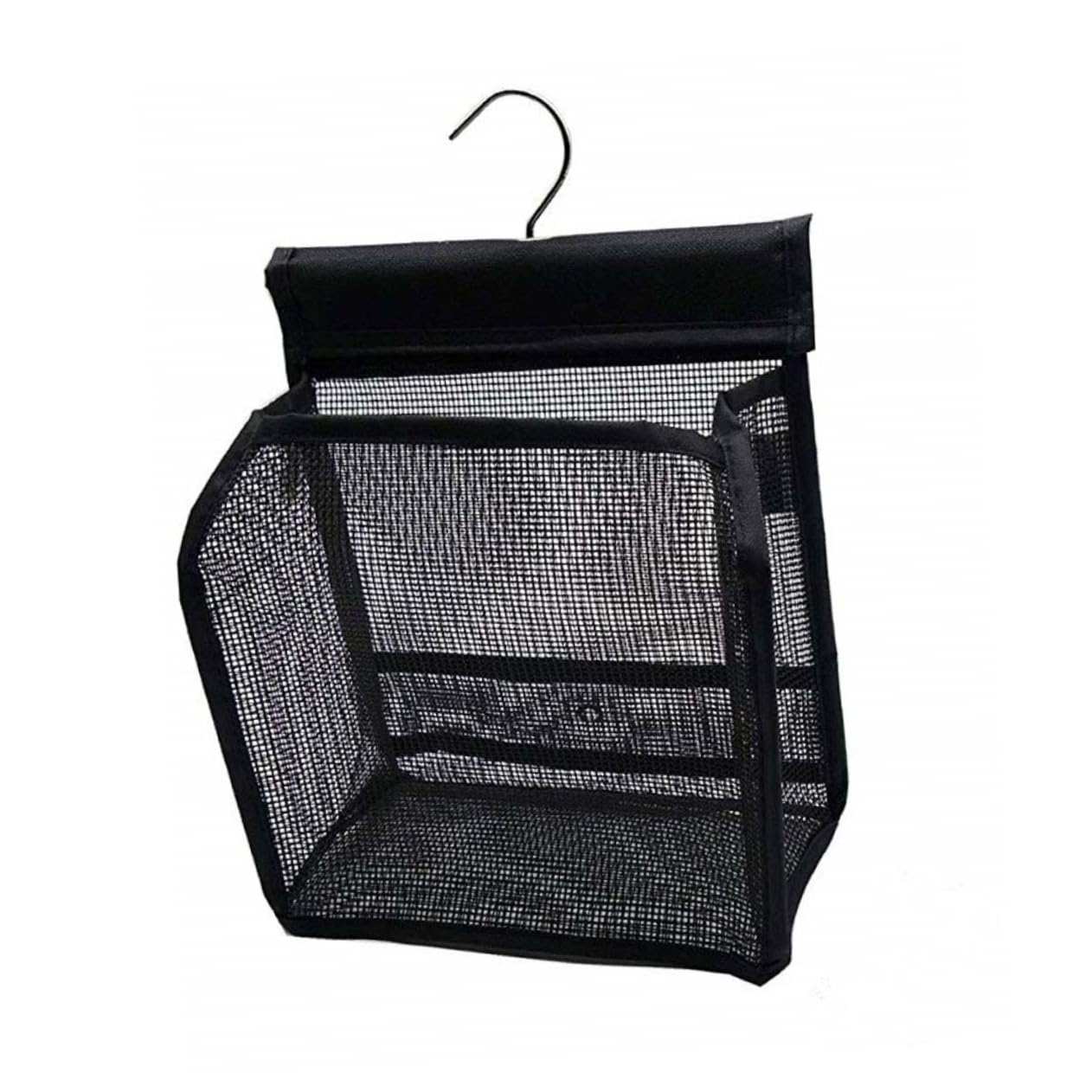 Set 3 Pezzi Borsa Rete Doccia Nero in Pvc Versatile per Bagno e Viaggio Organizer Portaoggetti Salvaspazio