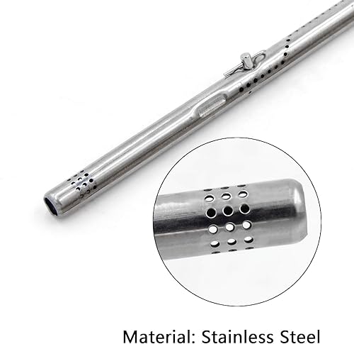 Miniatura 9 de Hongso Piezas de repuesto de parrilla para parrillas de gas Charbroil 466446015 463446016 463446017 463447018, rejillas de parrilla quemadores de