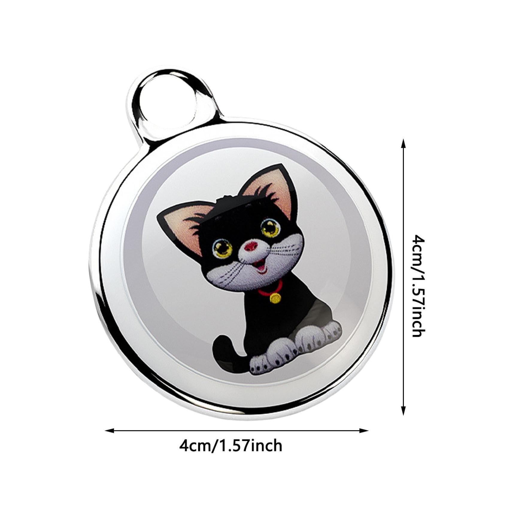 2 mini localizzatori GPS per cani e gatti, senza canone mensile, compatibile con iOS/Android, dispositivi di localizzazione in tutto il mondo, adatti per animali domestici o bagagli, dispositivi