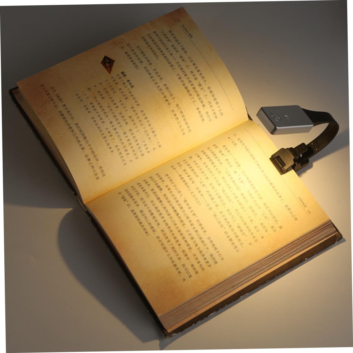 Lampada da Lettura a Clip LED per Libri, USB 250mah | Acrilico, Luminosità Regolabile e 3 Temperature Colore, Pinza Magnetica, per Studio e Lettura
