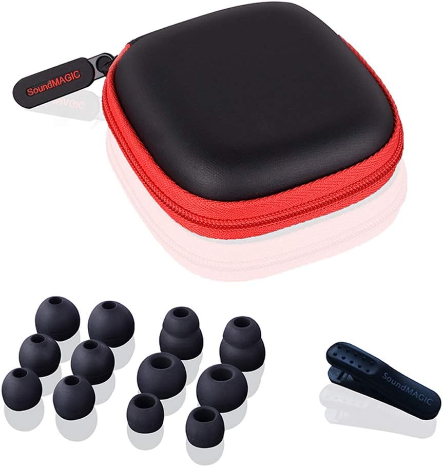 Up To 40% OFF SoundMAGIC in Ear Headphones Noise Isolating Wired Earbuds Powerful Bass HiFi Stereo Headphones for Running Sport, Workout, Travel, Gym, Comptatible for iPhone and Android (E80, Red) Best Promo SoundMAGIC in Ear Headphones Noise Isolating Wired Earbuds Powerful Bass HiFi Stereo Headphones for Running Sport, Workout, Travel, Gym, Comptatible for iPhone and Android (E80, Red)