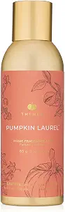 Thymes Home Fragrance Mist – Pumpkin Laurel – Room Air Freshener Spray – Long Lasting with Nutmeg, Cinnamon, Clove & Creamy Pumpkin – 3 oz
