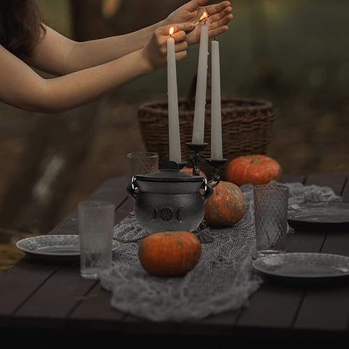 Miniatura 8 de DOITOOL Caldero de Bruja Hierro África Metal