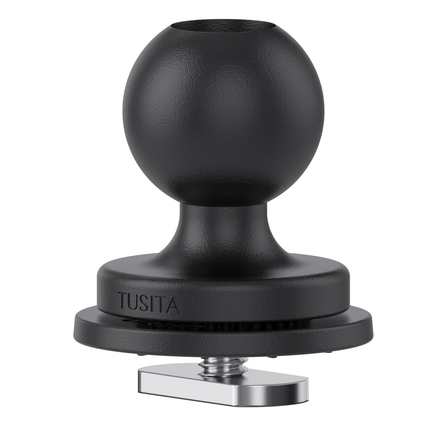 Boule de 2,5 cm TUSITA support de rail avec fixation à boulon en T taille B