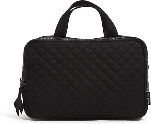 Miniatura 1 de Vera Bradley Estuche organizador de maquillaje de viaje de algodón para mujer