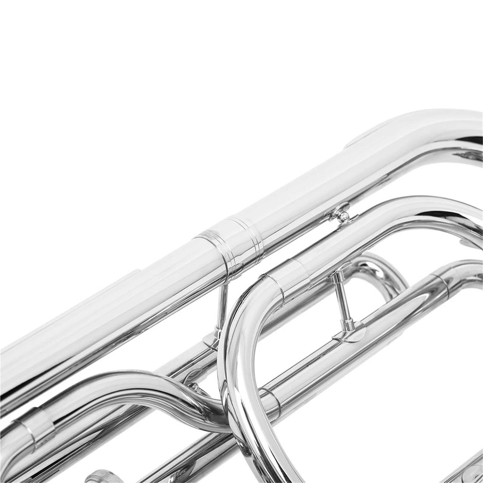 Eufonium Tenor Horn Bb Flat 3 Kluczowe Pionowe Części Do Instrumentów Z Mosiądzu Akcesoria Rękawiczkami