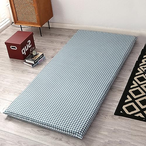 Funda de colchón de futón japonés, 100 % algodón, protector con cremallera para dormir, se adapta a cama matrimonial, Queen, King, individual, lavable a máquina, estilo 7, 150 x 190 cm