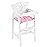 KidKraft Lil\' Doll Wooden High Chair, Furniture for 18-Inch Dolls, with Fabric Seat Pad