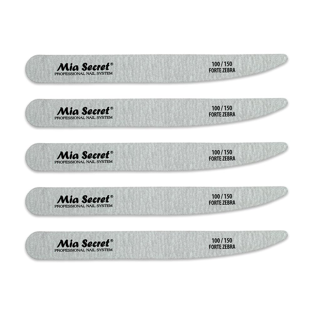 Forte Zebra Slim Nail File 100/150 10 Pack