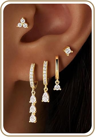M MOOHAM Dangle Earrings for Women, Hypoallergenic Earring Set