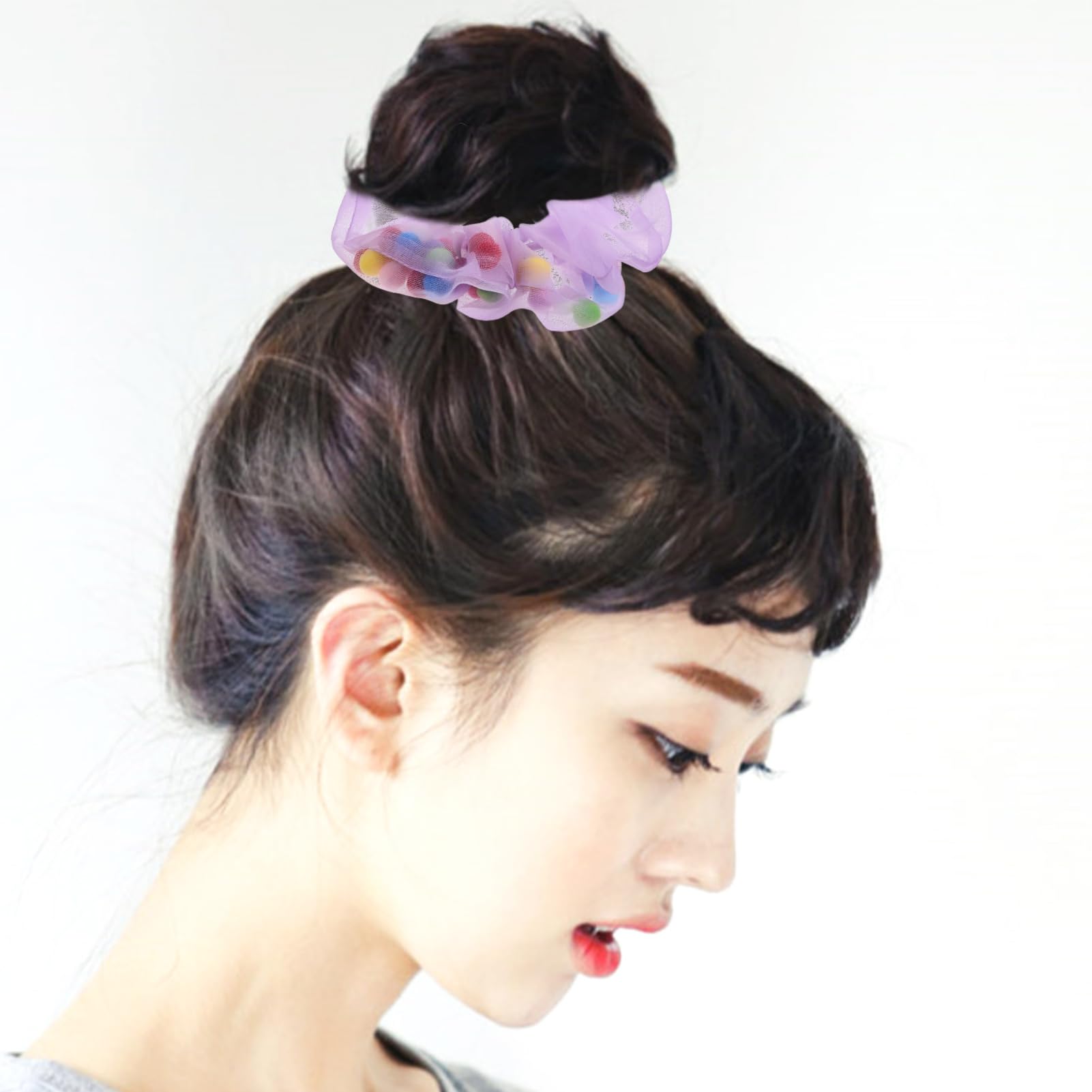 minkissy 24piezas Scrunchies De Cabello Coleteros Elásticos Para Accesorios Cabello