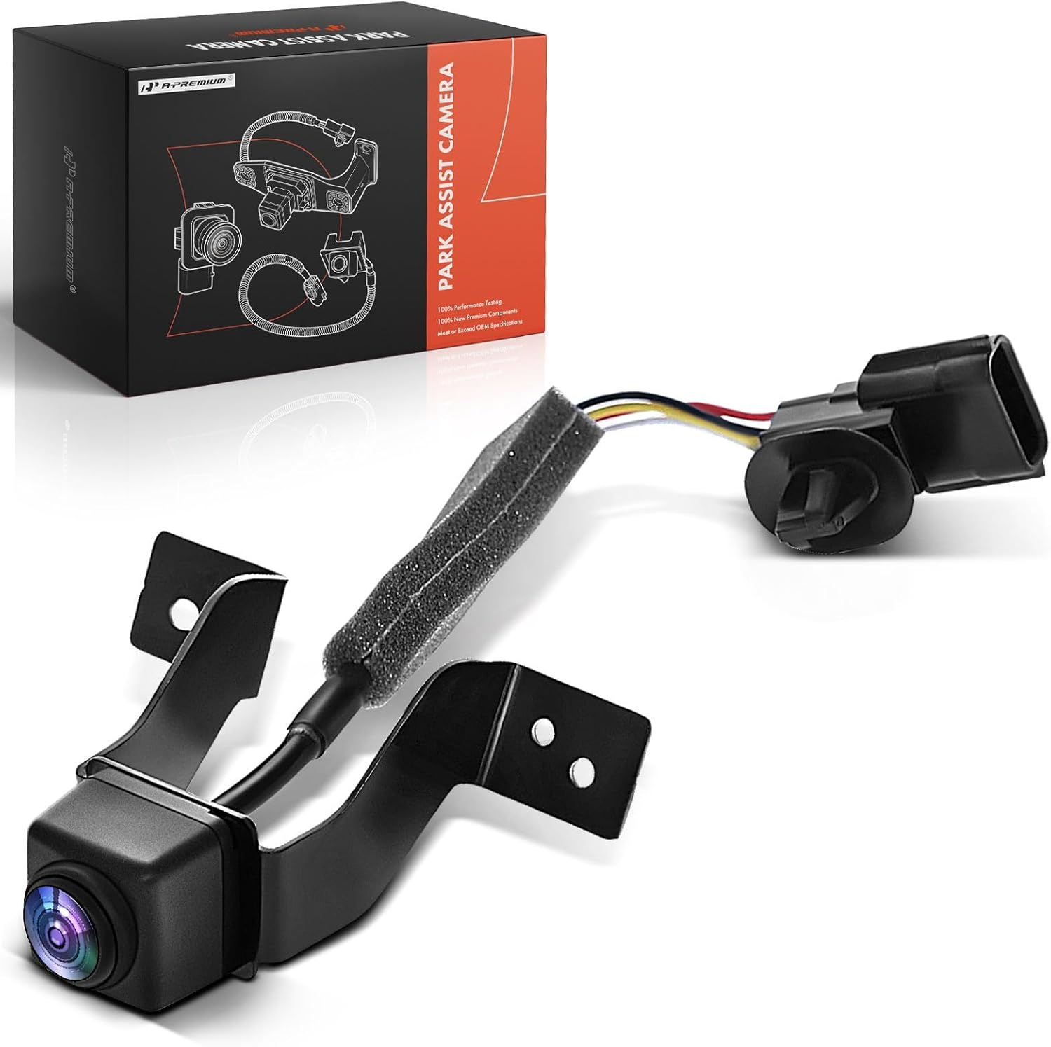 A-Premium Park Assist Camera Rear View Backup Reverse Camera Compatible with Select Nissan Model - 2017 2018 2019 2020 Pathfinder - Replace# 284F19PJ1A