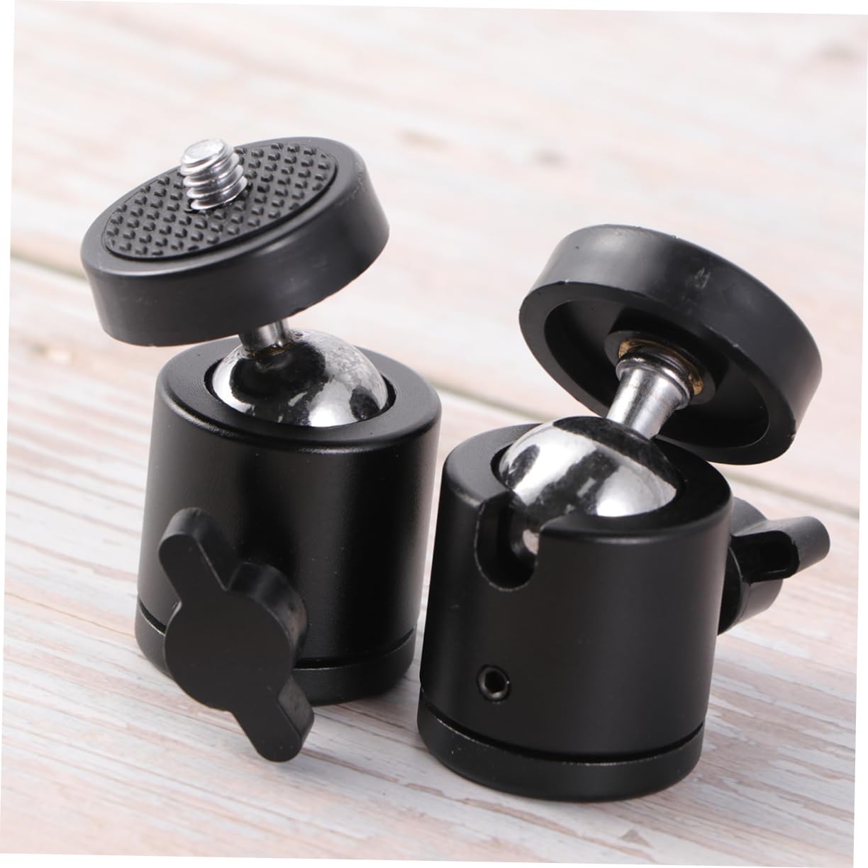 MOLUCKFU Mini Tripod Head 1/4'' Thread 360° Rotation for Camera Gimbal Ball Head Compact Design