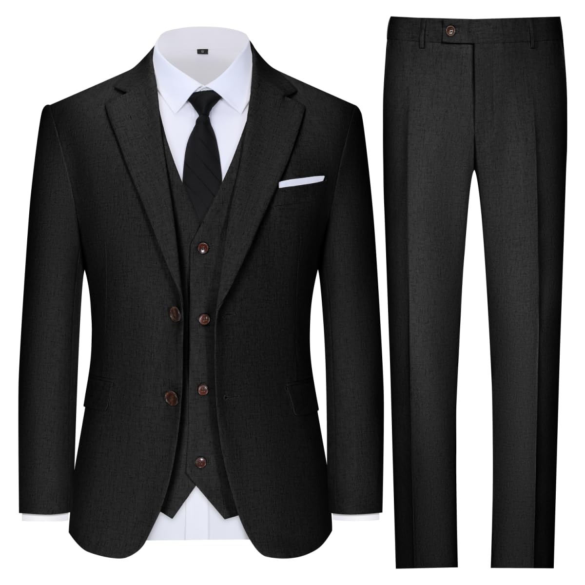 Leinenanzug für Herren, lässig, schmale Passform, Vintage-Anzüge, Trauzeugen, Anzüge, Hochzeit, Sommer, Strand, Blazer, Weste, Hose