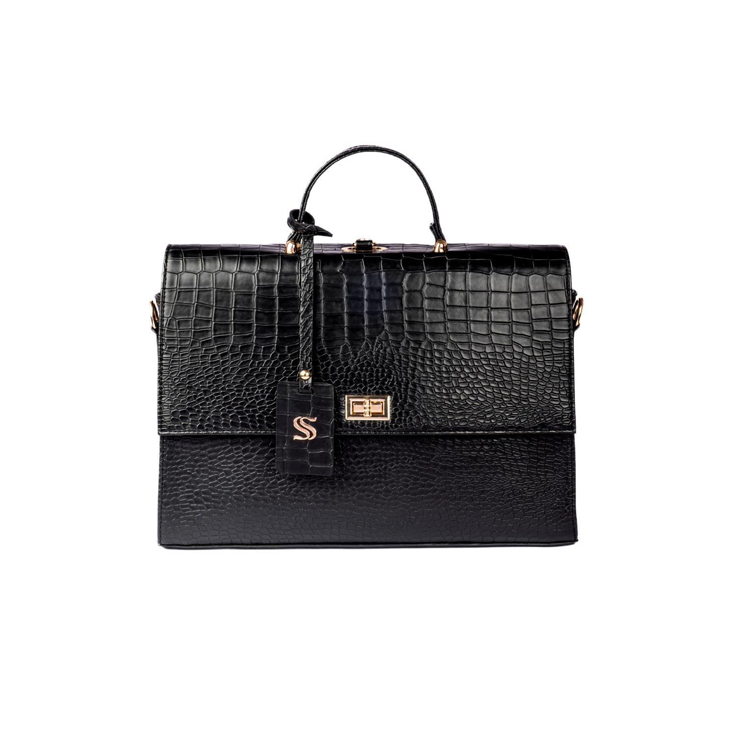 The Compact Convertible Work Bag for 14" laptops: Charcoal Chic (3 in 1 - Backpack, Crossbody/Tote & Handbag)-image-31