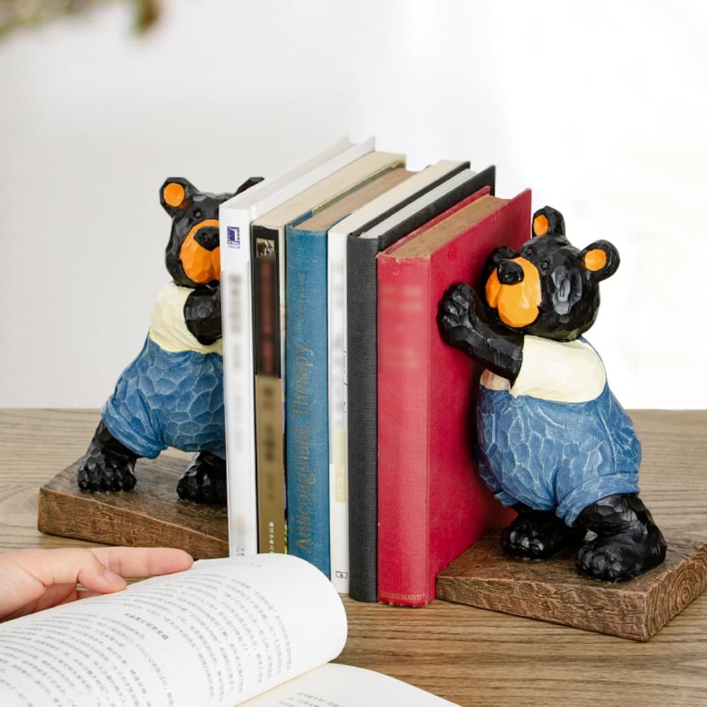 Creatief abstract karakter boekensteunen - moderne hars denker