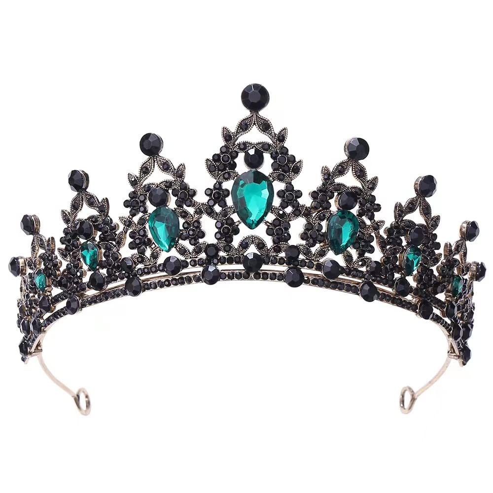 Decentraland Tiara de boda con diamantes de imitación de cristal para novia, boda, princesa, reina, coronación, fiesta de cumpleaños, corona plateada, para niñas y mujeres, carnaval, fiesta de vacaciones,