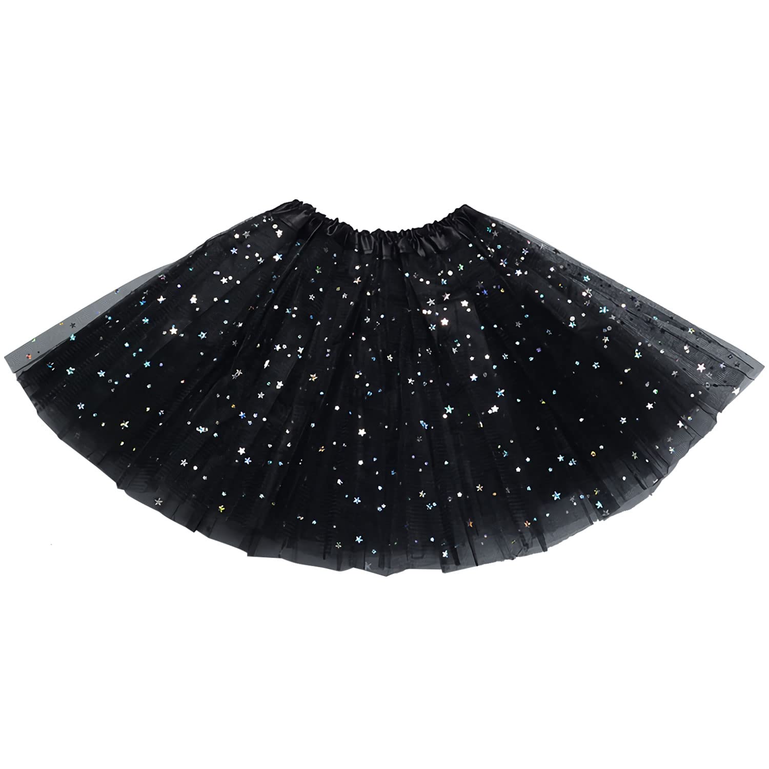 ThboxesTutu Skirt for Girls, 3 Layers Ballet Dance Tutu Skirts for Birthday Party Holiday Party Dress Up Costume (3-8 Years)