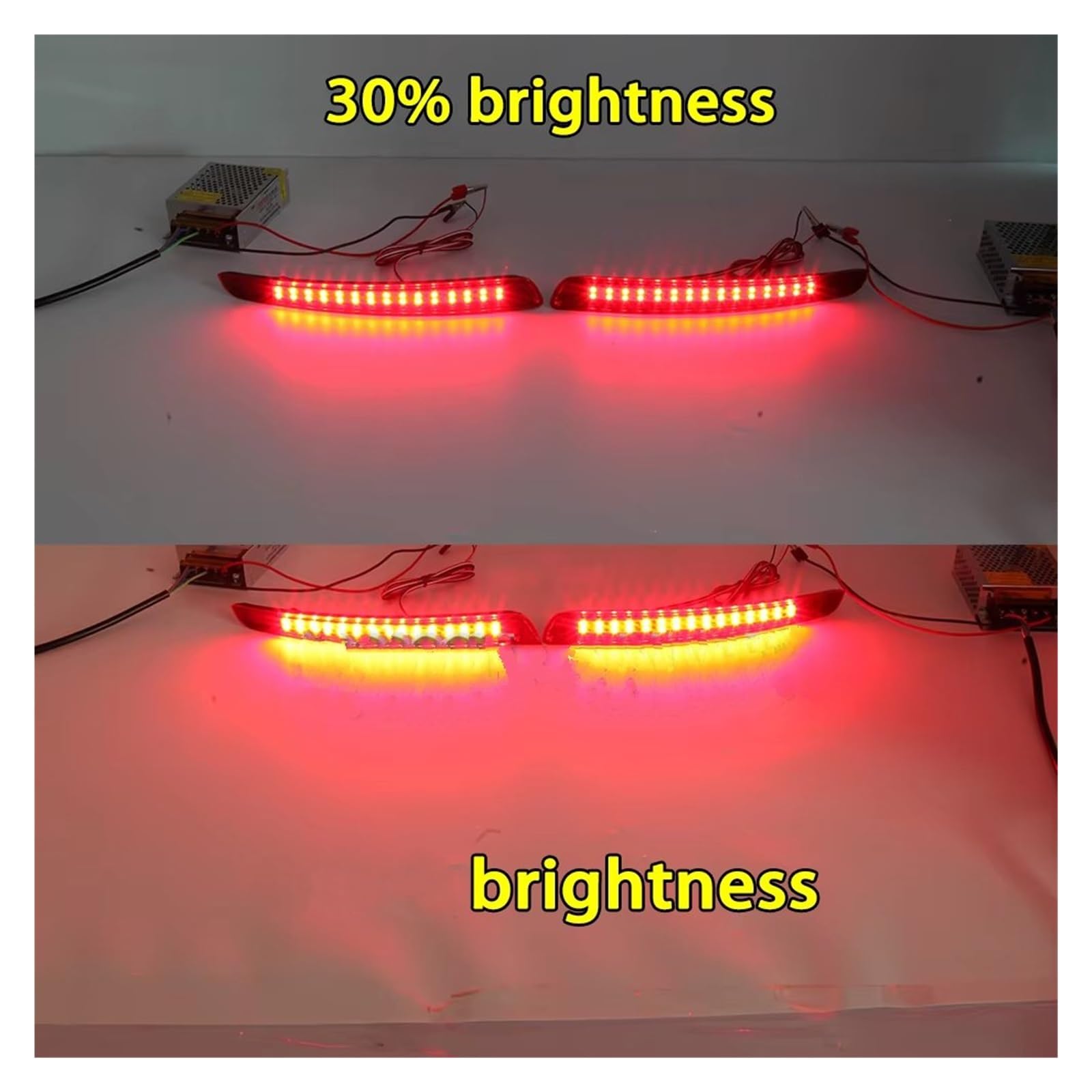 Lámpara Reflector Parachoques Trasero Para Ford Para Mondeo Para Fusion 4 11-13 Luz LED De Parachoques Trasero Reflector De Freno Lámpara De Advertencia Giro Tailight