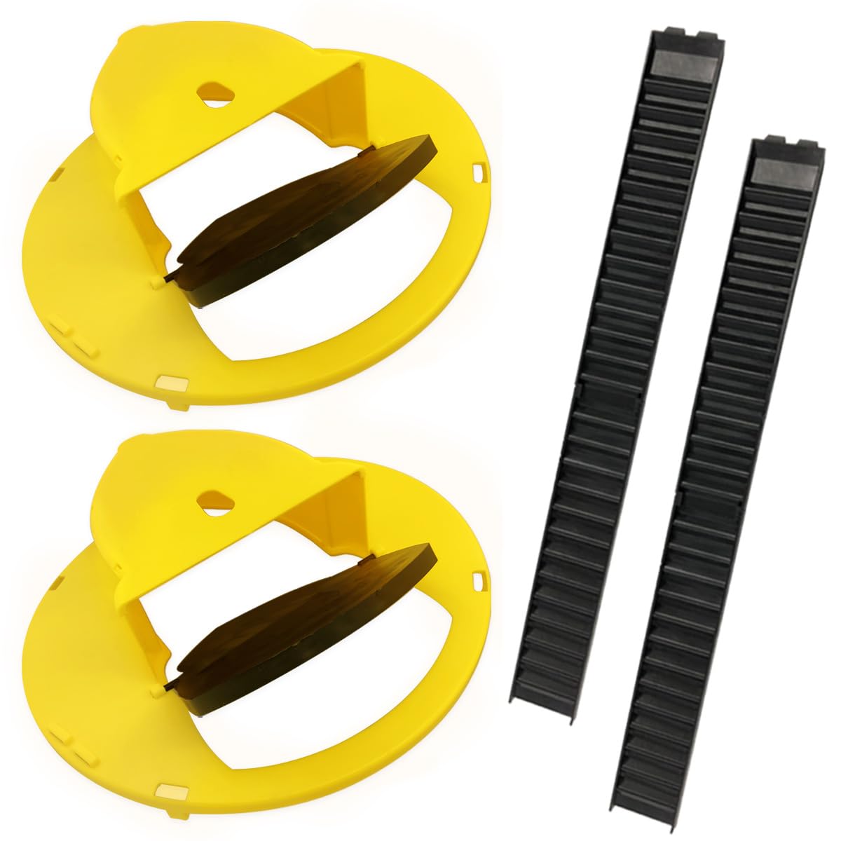 Mouse Trap Bucket Lid (Pack of 2), Rat Traps Indoor for Home, Auto Reset Multi Catch and Releases Humane Lid Mice Traps for Standard 5 Gallon Bucket