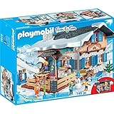 PLAYMOBIL 9280 Chalet + Skifahrer