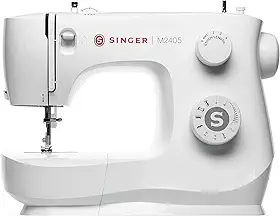 Máquina de Costura Portátil SINGER M2405 127V, Acessórios Inclusos | 8 Pontos Integrados, Luz LED, Estrutura de Metal | Pontos Reto, Zigzag, Casa de Botão, Braço Livre | Ideal para Iniciantes