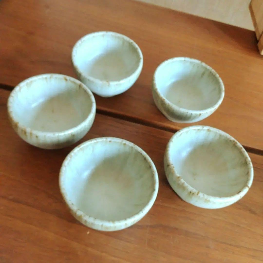 Amazon.co.jp: 平清水焼 青龍窯 酒器揃え 徳利 猪口 5客 伝統