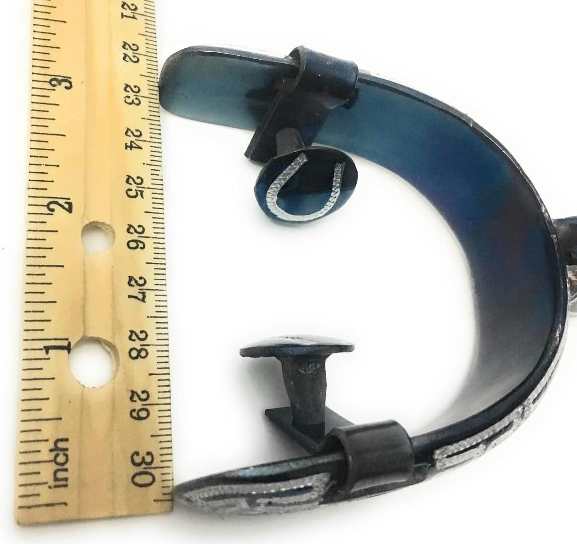 Mexican Charro Blue Spurs, Western Saddle Riding Spurs, Espuelas Charras