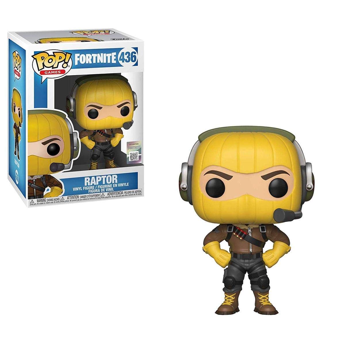 Amazon.com: Funko Pop! Games: Fortnite - Raptor, Multicolor