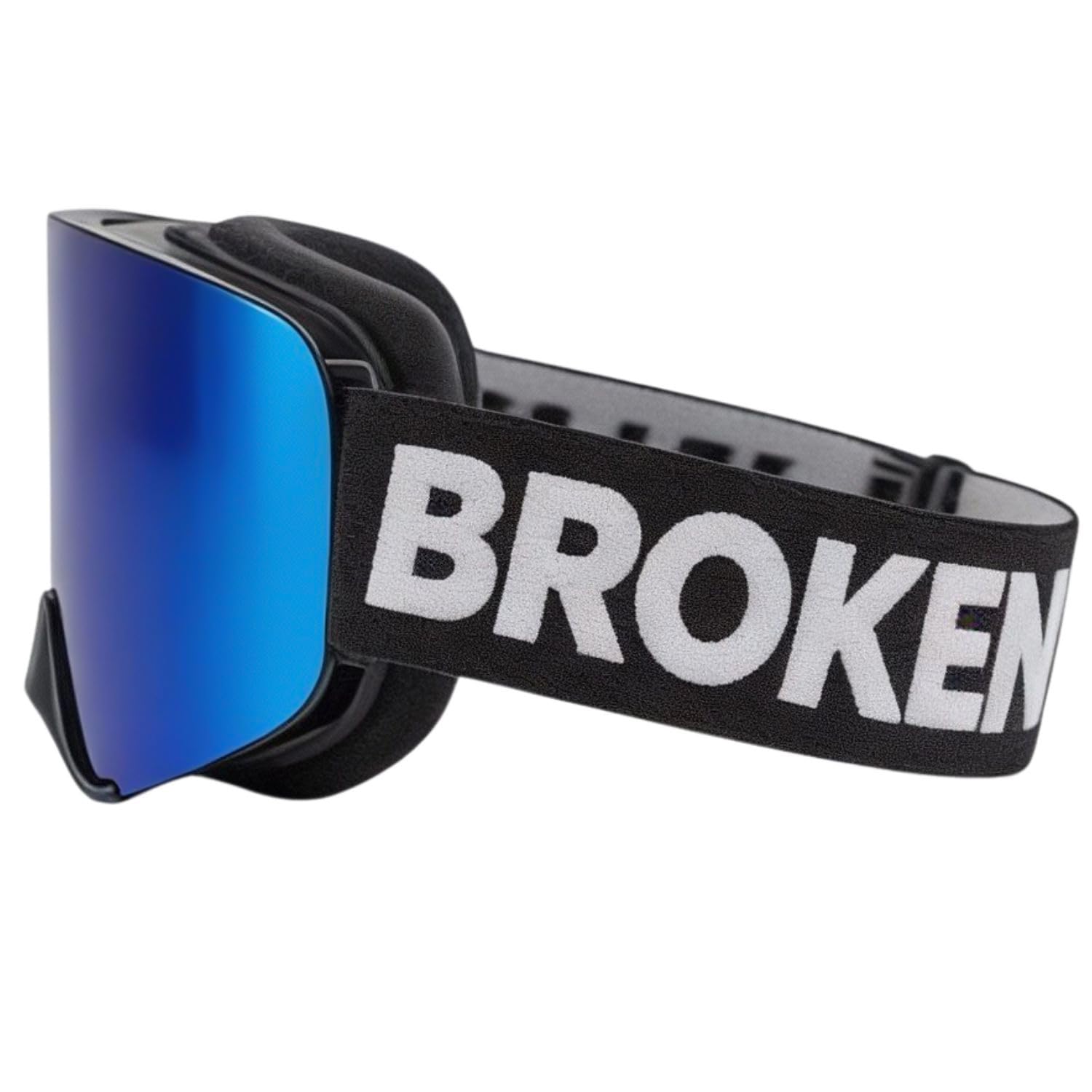 Broken Head MX-Brille Struggler Mit Verspiegeltem Magnet-Glas - Motocross & Supermoto Goggle - Rahmenlose Optik & Großes Sichtfeld