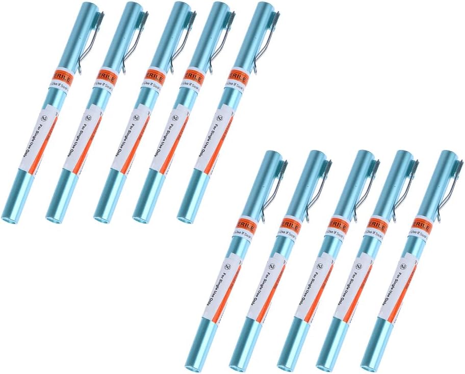 10pcs 14G Emergency First Aid Kit Tension Pneumothorax Thoracic Needle Chest Decompression Needles Body Piercing Needle