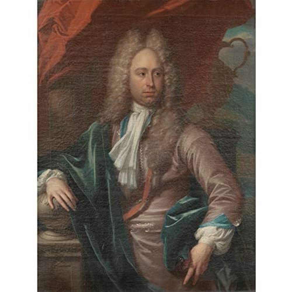 Artery8 Van Dijk Portrait Caspar Adriaen Parduyn Art Print Canvas Premium Wall Decor Poster Mural