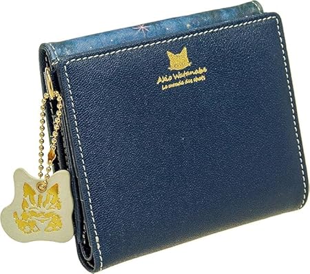 Amazon | [渡辺あきお] 二つ折り財布 本革 牛革 BOX型 小銭入れ