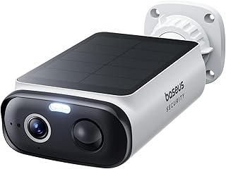 Baseus Security S1 Lite Solocam Surveillance Camera Outdoor Solar Battery WiFi, IP67 Weatherproof, Camera Surveillance Wir…