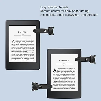 Goshyda Control Remoto Page Turner para Kindle, Cámara con Forma de Gato, Grabación de Vídeo, Disparadores Remotos, Page Turner Clicker para Dispositivos Android y iOS