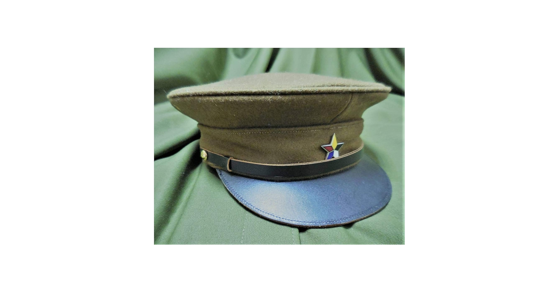 専用ページ　旧日本軍　旧満州国　満州警察　制服　ウール製　正帽付き 旧日本軍 旧満州国 満州警察 制服 ウール製 正帽付き