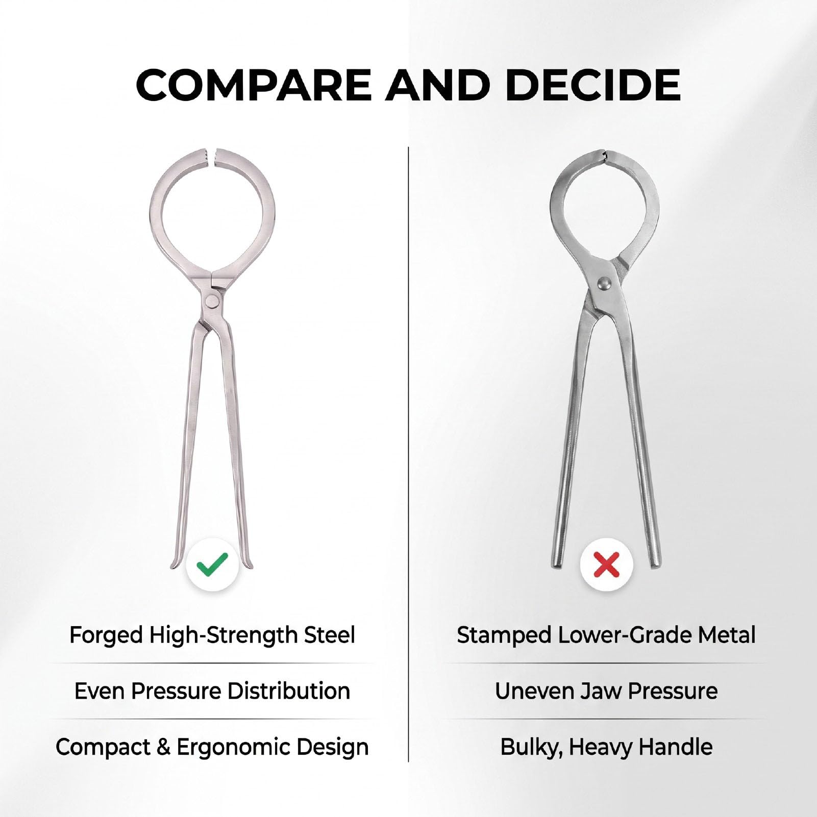 Comprobador de Cascos Equinos, Herramienta para Casco de Caballo | Alicates veterinarios para cascos, detectan dolor y cojera, cuidado equino, for Caballos