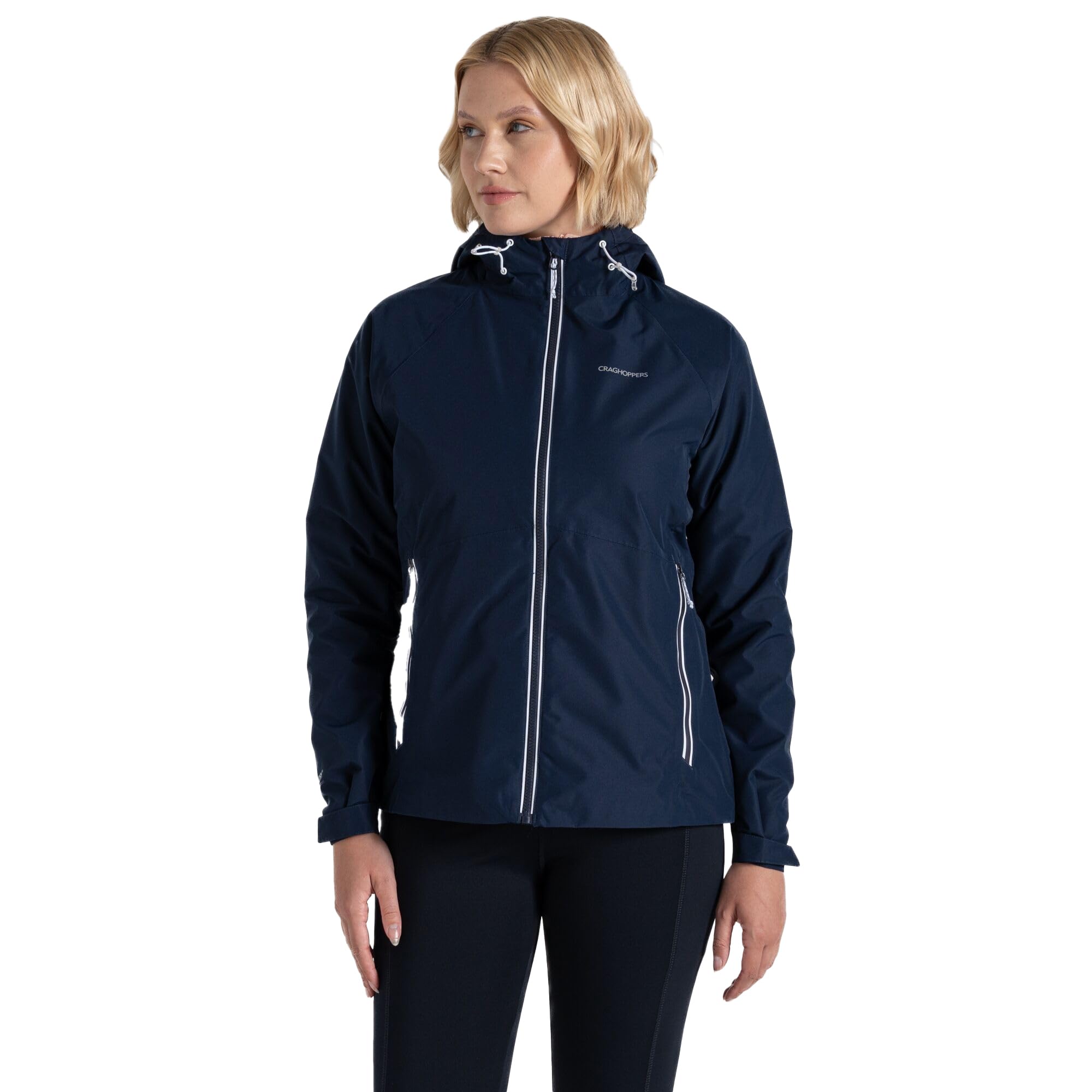 Craghoppers Women's Blue Navy / Brielle Waterproof Jacket (12 Uk) (Blue Navy)