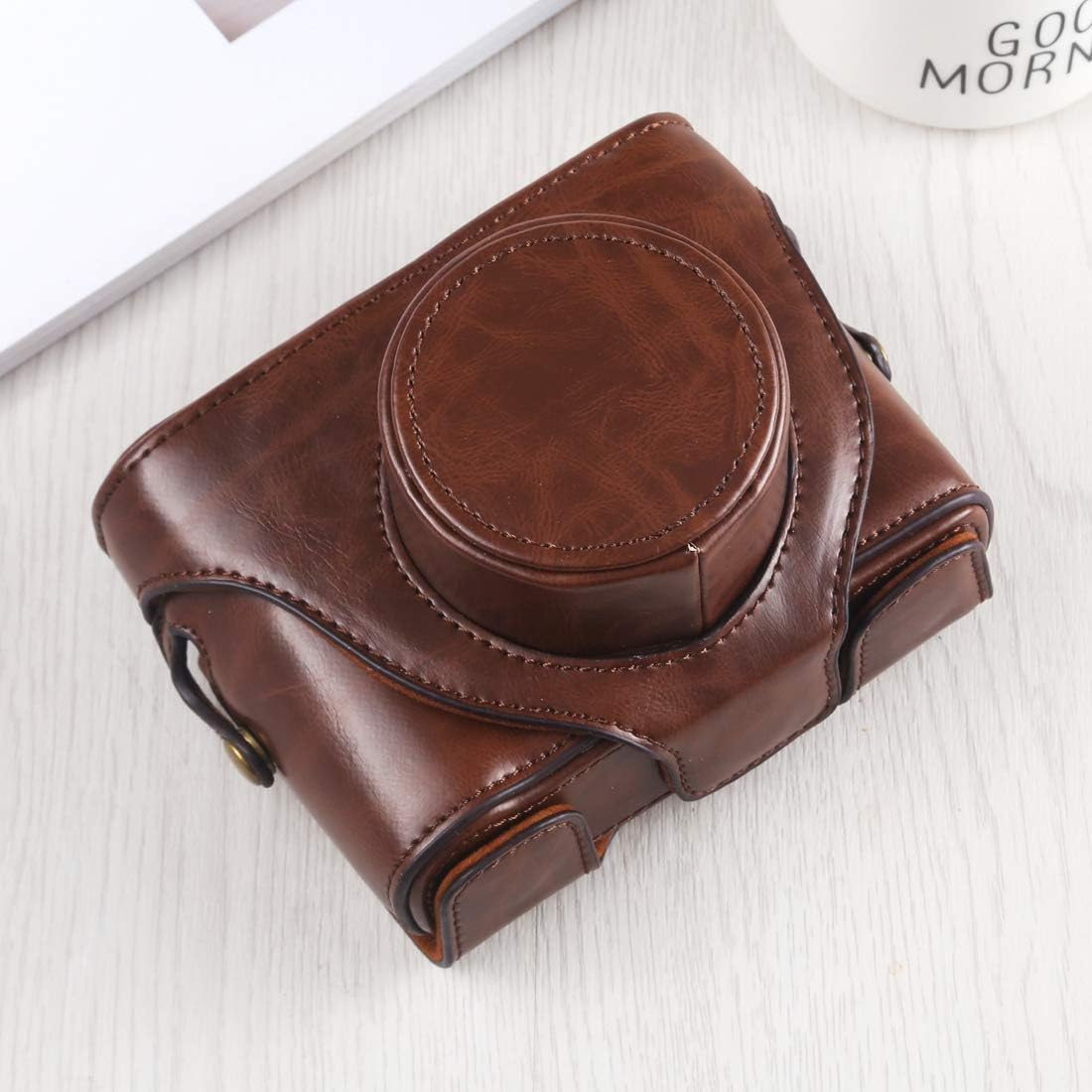 YUNCHAO Camera Accessories Full Body Camera PU Leather Case Bag with Strap for FUJIFILM X10 / X20 Camera Bags