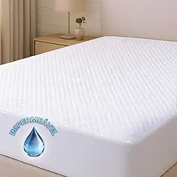 Capa de Colchão Impermeável Matelado Queen Size Branco
