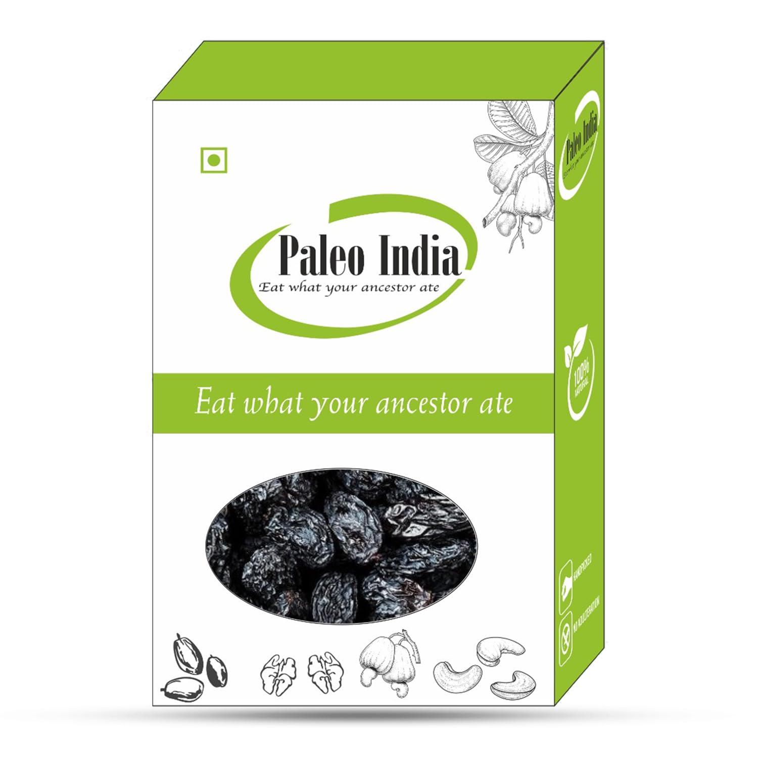 Paleo India 400gm Black Raisins Seedless| Kali Kishmish | Munakka | Dry Fruits| Kala Manuka Kali Draksh| Black Raisins| Black Raisin (B0D8SLRPBZ) Amazon Price History, Amazon Price Tracker